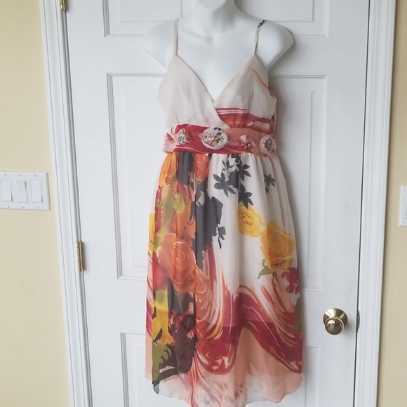 FORLA PARIS FLORAL DRESS - Picture 1 of 9